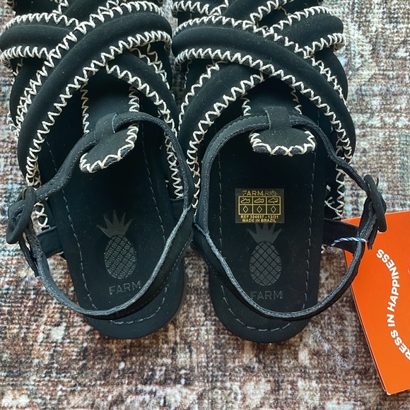 NWT FARM RIO zig zag sandal size 7.5 - Picture 6 of 8
